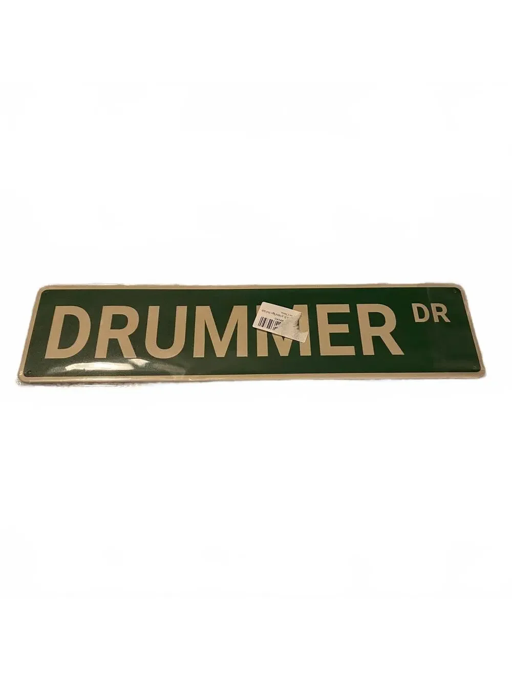 Drummer Dr Metal Street Sign 16” x 4” Music Room Man Cave Decor New
